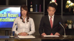 本番前に媚薬を飲んじゃった女子アナ 前半の画像