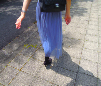 40歳 元ショールームレディの黒タイツをゲットの画像