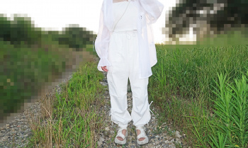 22歳　ホテル宴会サービスの女子大生のパンストをゲットの画像