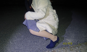 46歳　出会い系に迷い込んだ真面目な熟女のパンストをゲットの画像