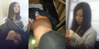 可愛い女子校生のパンツは接写で見たいの画像
