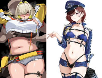 (H画像) エロいおなかを見せつけてるイラストまとめ238の画像
