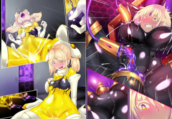 (MC) 女装少年ヒーローのキミが女体化してモブ♀戦闘員に堕ちる漫画-邪淫TS洗脳トランス・モブ・セントーイン！- モーションコミック版の画像