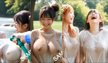 (AIエロアニメ) 【乳揺れ動画】濡れTコンテストの画像