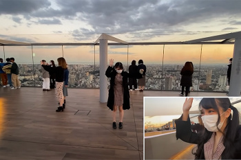 渋谷の展望施設「SHIBUYA SKY(渋谷スカイ)」でオシッコするマジキチ女性Youtuberの画像