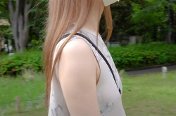ＧカップYoutuberがノーブラで新宿中央公園をお散歩する動画括【最近までJKだった女子大生 りん】の画像