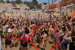【Ozora festival 2022】トップレスどころか全裸で歩いてる女の子も！？世界最大規模のトランス系夏フェス撮れたて映像まとめの画像
