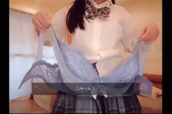 Ｈカップ！？の新人女子大生Youtuberがノーパンノーブラで生着替えに挑戦！【女子大生白石ちゃんの日常】の画像