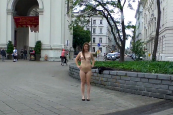 ただの野外露出AVにしか見えないけど「Real Nudism Art Perfomance」らしい動画の画像