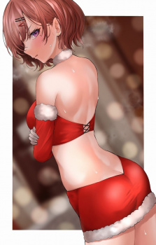 【虹画像】サンタコスプレした女の子とクリスマスを過ごしたい人生だったの画像