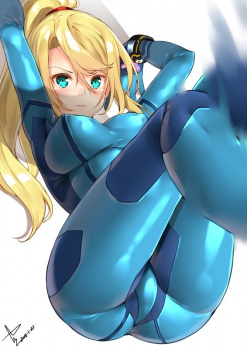 【メトロイド】ゼロスーツサムスちゃんの二次画像【ボディスーツ】の画像