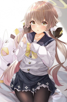 【制服】黒タイツを履いたセーラー服女子校生ちゃんの二次画像【黒スト】の画像