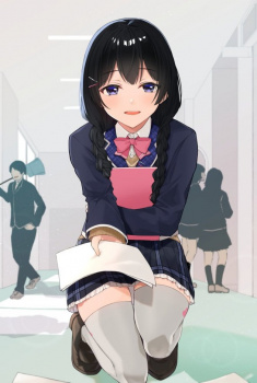 【制服JK】白ニーハイとか白ストッキングを履いた女子校生ちゃんの画像の画像