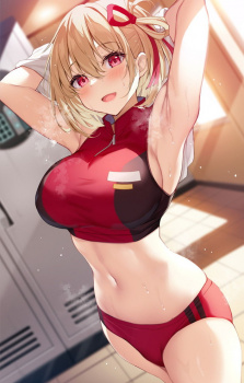 【巨乳】走ると揺れて大変そうな女子陸上選手の画像【レーシングブルマ】の画像