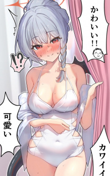 【二次】ビキニよりエロい気がする、ワンピース型水着を着た女の子の画像の画像