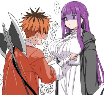 【葬送のフリーレン】フェルンちゃんの着衣巨乳を揉みたくなる画像 part2の画像