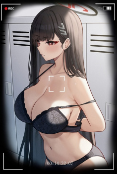 【二次】お着替え中の姿を盗撮されちゃってる女の子のエッチな画像の画像