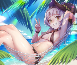 【ホロ】水着姿の紫咲シオンちゃんの画像を見て心を落ち着けたい part2の画像