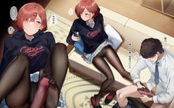 【シャニマス】黒タイツ脚がエッチな樋口円香ちゃんの二次エロ画像の画像
