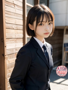 【JK】可愛い女子校生ちゃんの三次風画像【AI写真】の画像