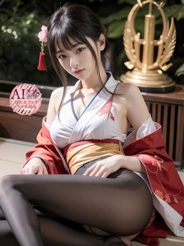 【希少種】和服と黒タイツの組み合わせが好きだけどリアルで見たことがないので生成してみた黒スト和装女子の三次風画像 part2【AI画像】の画像