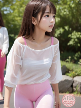 【三次風】スパッツやレギンスを履いた女性を生成してみた画像【AI画像】の画像