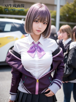 【グリッドマン】新条アカネちゃんのコスプレをしてるレイヤーさんを撮影させてもらった三次風画像 part2【AI画像】の画像
