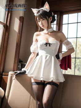【謎コス】架空のコスプレイヤーさんの画像を生成しようとしたら謎のコスプレ画像が生成された三次風画像 ニーソ＆ストッキング編 part4【AI写真】の画像