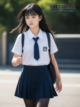 【JK】街行く女子校生をこっそり撮影した三次盗撮風画像 part1【AI画像】の画像