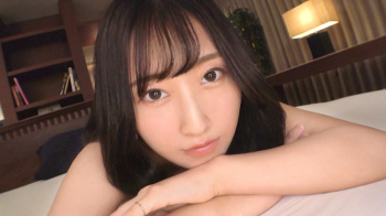 南乃りく | エッチ好き清楚系美女がおっぱい揉まれ一気に艶めく表情の画像