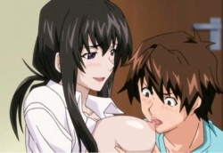 〖エロアニメ〗ドウテイ大好き爆乳お姉さんがショタチンポにセックスを教えるの画像