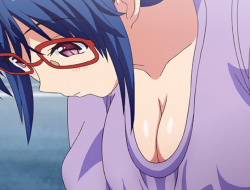 〖エロアニメ〗服の上からでもわかる人妻の谷間がチラリ、、、の画像