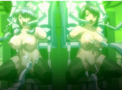 〖エロアニメ〗変態機械で完全に快楽堕ちする美女二人の画像