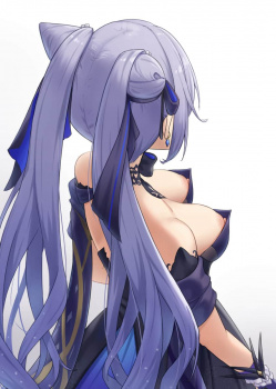 胸チラ見えで興奮する二次元美少女エロ画像5の画像