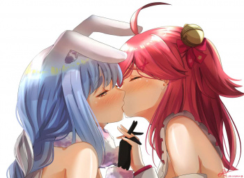 Vtuberの百合萌えエロ画像まとめの画像