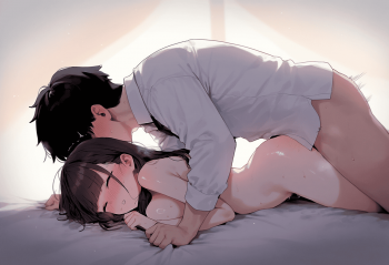 寝バックで気持ちよくなっちゃう女の子のエロ画像【オリジナルAIイラスト】の画像