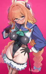 ブルアカ シミコの隠れ巨乳ギャップに興奮しちゃう二次エロ画像まとめの画像