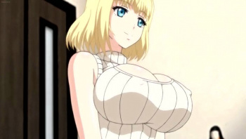 【エロアニメ】「キターーーードスケベチャンス到来！」・・超美人！胸デカッ！尻もデカッ！これで人妻とかどこのエロゲーだよ笑の画像