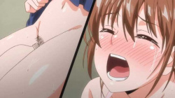 【エロアニメ】思春期女子「恥ずかしい～っう゛～出来るだけ見ないで！」・・好きな人の前でオシッコするなんて！の画像