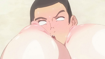 【エロアニメ】爆乳で溺れる！？外国人の乳による暴力！ヤリモクビーチで見知らぬ人と一日中フリーSEX！！の画像