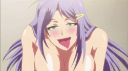 【エロアニメ】「私、セックスのことしか頭にない淫乱女なの♪」真面目なフリしてちょうどいいチンポ物色する巨乳美女！の画像