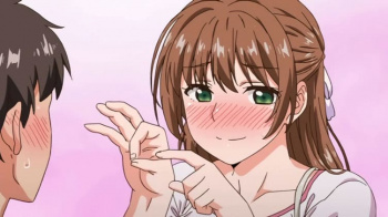 【エロアニメ】彼女からの提案でドラッグストアでコンドーム買い！？初デートでロマンチックな雰囲気からの急なリアリスティック！の画像