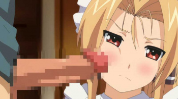 【エロアニメ】「お前にも恥ずかしい思いしてもらうぜ(笑)」大切なメイド服を勝手に着られてご立腹の様子、フェラでご奉仕すればおあいこだね！の画像