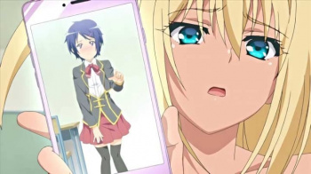 【エロアニメ】ばら撒くぞ！さっき処女の女の子とエッチしたばかりなのに褐色女子からセックスしないと女装した時の画像をバラすぞと脅される男の子！の画像
