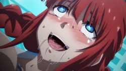 【エロアニメ】「カラダが勝手に..♥苦しいはずなのに！」アクメ触手が気持ちいいところばかりを攻撃！あまりの快楽に思わず大絶叫！巨乳も嬉しくて揺れまくり！の画像