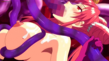 【エロアニメ】「このまま私の膣に尻穴にたっぷりぶちまけろ♥」抵抗すらさせぬ激ピストンファックで逃げる気力も失う！どうせコロされるなら楽しむだけ！の画像
