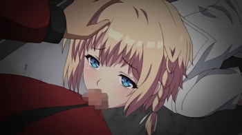 【エロアニメ】宅配員の前でアナルビーズ一気抜き！必死に耐えるもアクメ顔を晒し、そのまま配達員の肉棒も処理し叔父と他人の精子で満たされる屈辱性交。の画像