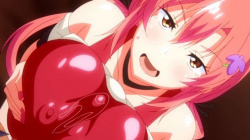 【エロアニメ】次女は抜け駆け着パイズリ、長女は覗き見からの密着ストレッチ！高嶺の花だった美人姉妹が母親の留守に性欲全開で襲い来るドエロ共同性活の記録。の画像