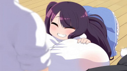 【エロアニメ】「おかえり」のキスから即パイズリ！ロリ顔爆乳の彼女と同棲生活、玄関で押し倒されムチムチの肉体に埋もれて窒息寸前の幸せイチャラブ！の画像