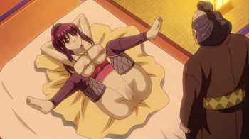 【エロアニメ】「趣味の悪い部屋ww」黒い噂が絶えない悪徳商人『越後屋』、尻尾を掴む為に屋敷へ女中として忍び込んだが薬で眠らされ、縛られ拷問する気マンマンかよ！の画像